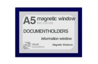 Magnetic window A5 (incl. cut out) | Blue