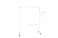 Mobile whiteboard stand 120x200cm
