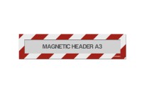 Magnetic window A3 headers (mixed colours) | Red / White