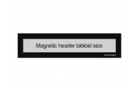 Magnetic Window Headers Tabloid (US size) | Black