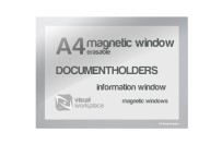 Magnetic Window A4 erasable | Silver-gray