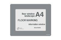 Floorwindows A4 (set) | Silver-gray