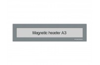 Magnetic window A3 headers | Gray