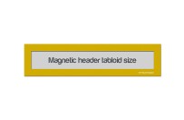 Magnetic Window Headers Tabloid (US size) | Yellow