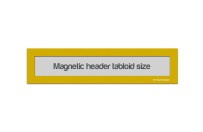 Magnetic Window Headers Tabloid (US size) | Yellow