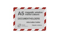 Magnetic windows A5 (various colours) | Red / White