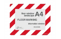 Floorwindows A4 (set) | Red / White