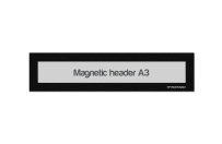 Magnetic window A3 headers | Black