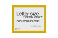 Magnetic windows Letter (US size) | Yellow