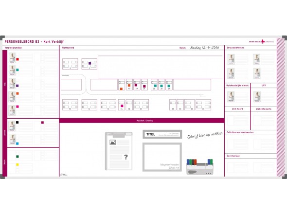 JBZ personnel board (120x240cm)