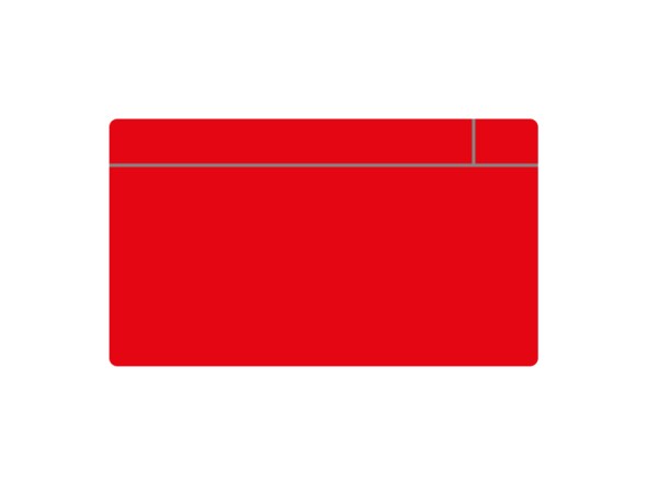 Whiteboard Scrumcards large 8x14cm red