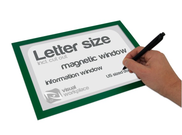 Magnetic windows Letter size including cutout