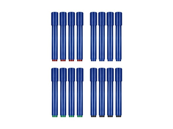 Detectable whiteboard markers (set solid colours)