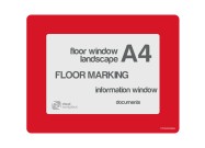 Floorwindows A4 (set) | Red