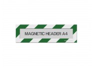 Magnetic window A4 headers (mixed colours) | Green / White