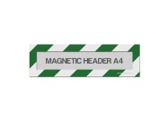 Magnetic window A4 headers (mixed colours) | Green / White