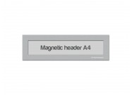 Magnetic Window A4 headers | Silver-gray