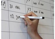 Whiteboard pen eraser incl. example