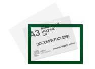 Selfadhesive magnetic foil A3 (incl. magnetic window) | Green