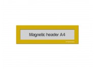 Magnetic Window A4 headers | Yellow