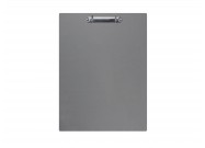 Magnetic ring binder clipboard A4 - portrait | Gray