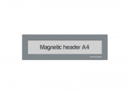 Magnetic Window A4 headers | Gray