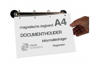 Magnetic ringbinder A4