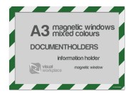 Magnetic windows A3 (various colours) | Green / White