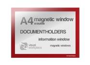 Magnetic Window A4 erasable | Red