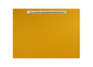 Magnetic ring binder clipboard A3 - landscape | Yellow