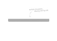 Magnetic memo rail 100cm