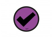 Check magnet 3cm | Purple
