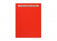 Magnetic ring binder clipboard A3 - portrait | Red