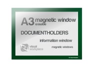 Magnetic Window A3 erasable | Green