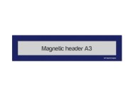 Magnetic window A3 headers | Blue