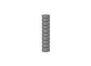 Whiteboard magnets round 15mm | Gray
