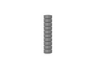 Whiteboard magnets round 15mm | Gray