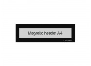 Magnetic Window A4 headers | Black