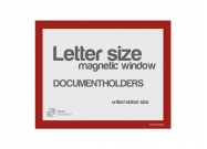 Magnetic windows Letter (US size) | Red