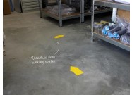 5S floor marking corner example 