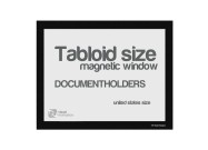 Magnetic windows Tabloid (US size) | Black