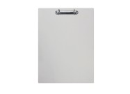 Magnetic ring binder clipboard A4 - portrait | White