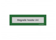 Magnetic Window A4 headers | Green