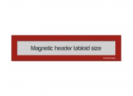 Magnetic Window Headers Tabloid (US size) | Red