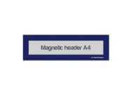 Magnetic Window A4 headers | Blue