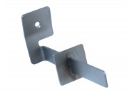 Stainless steel storage hook single with stop