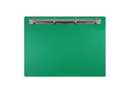 Magnetic ring binder clipboard A4 - landscape | Green