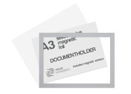 Selfadhesive magnetic foil A3 (incl. magnetic window) | Silver-gray