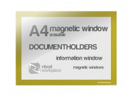 Magnetic Window A4 erasable | Yellow