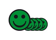 Magnetic smileys 5cm | Green
